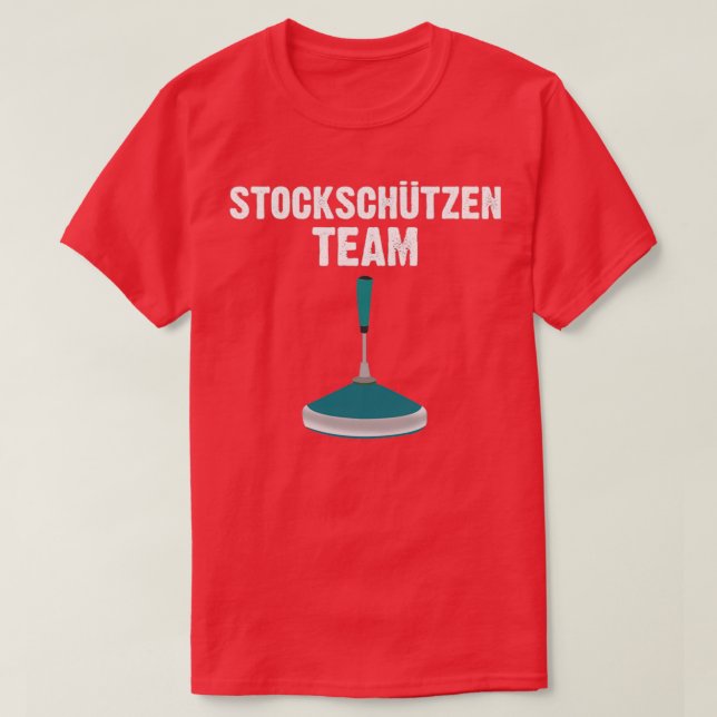 Camiseta Curling Team Association Gift (Diseño del anverso)