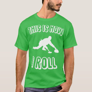 Camiseta Curling Team Shirt Sprche Eis