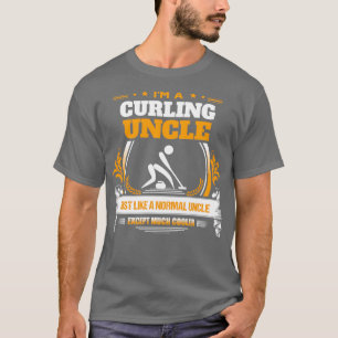 Camiseta Curling Uncle Navidades Gift o Birthday Present