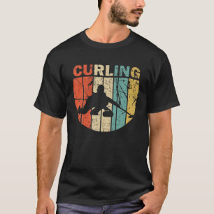 Camiseta Curling Vintage Retro Curler Rock Curler Lover