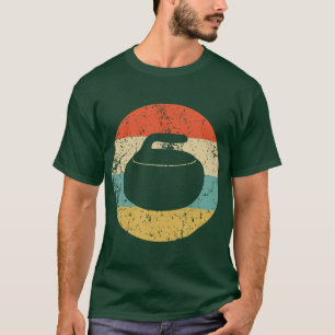 Camiseta Curling Vintage Retro Curling Stone 