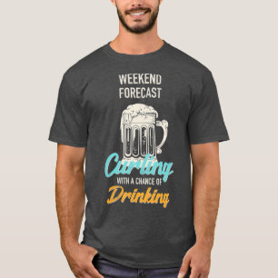 Camiseta Curling Weekend Forecast Beer Curler
