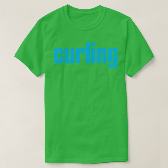 Camiseta Curling Winter Sports 14 (Diseño del anverso)