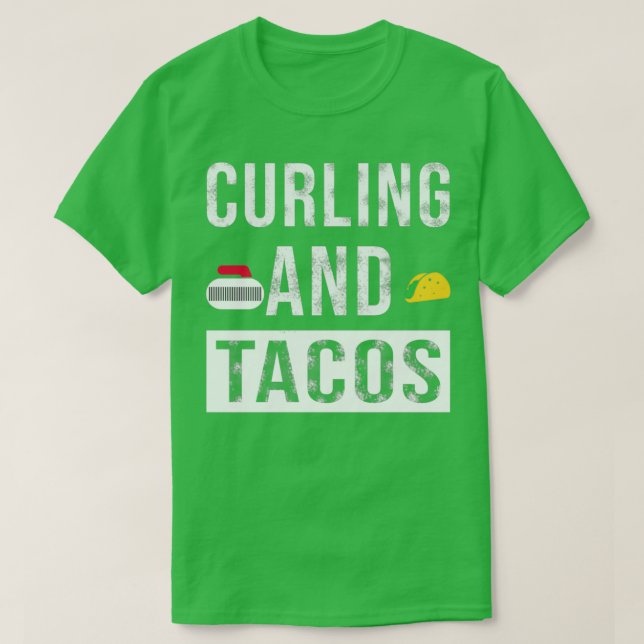 Camiseta Curling Y Tacos 13 (Diseño del anverso)