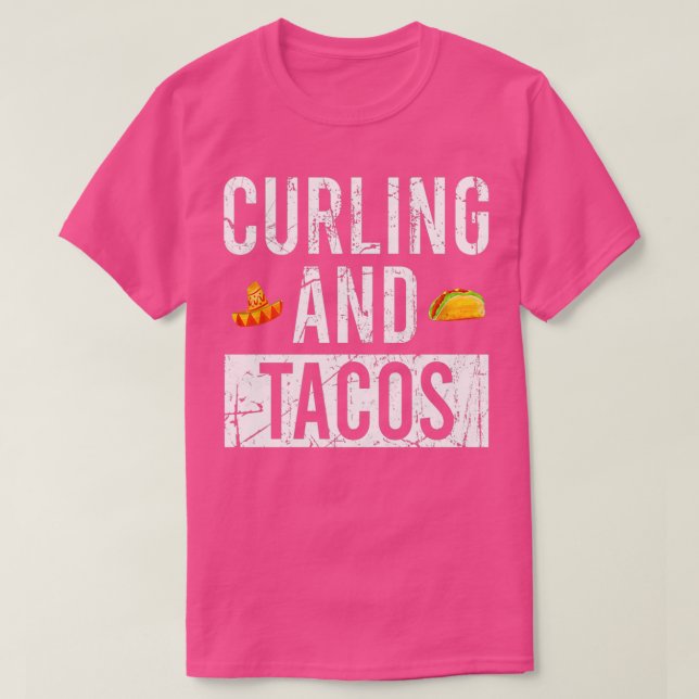 Camiseta Curling y tacos 14 (Diseño del anverso)