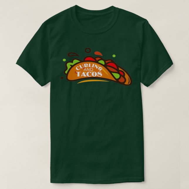 Camiseta Curling y tacos 16 (Diseño del anverso)