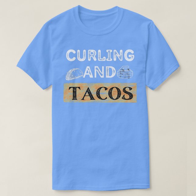 Camiseta Curling Y Tacos 18 (Diseño del anverso)