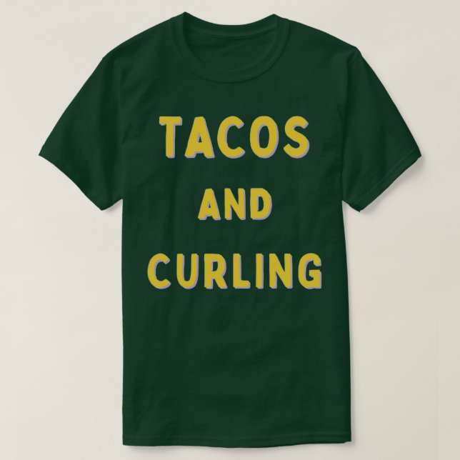 Camiseta Curling Y Tacos 21 (Diseño del anverso)