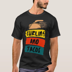 Camiseta Curling y tacos divertidos 2