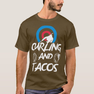 Camiseta Curling Y Tacos Graciosos Regalos Para Curar Lover