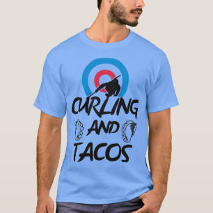 Camiseta Curling Y Tacos Graciosos Regalos Para Curar Lover