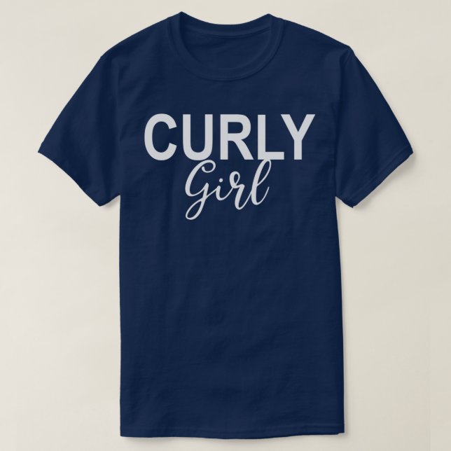 Camiseta Curly Chica (Diseño del anverso)