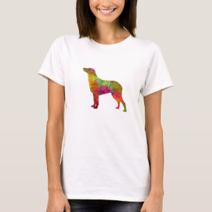 Camiseta Curly Coated Retriever in watercolor