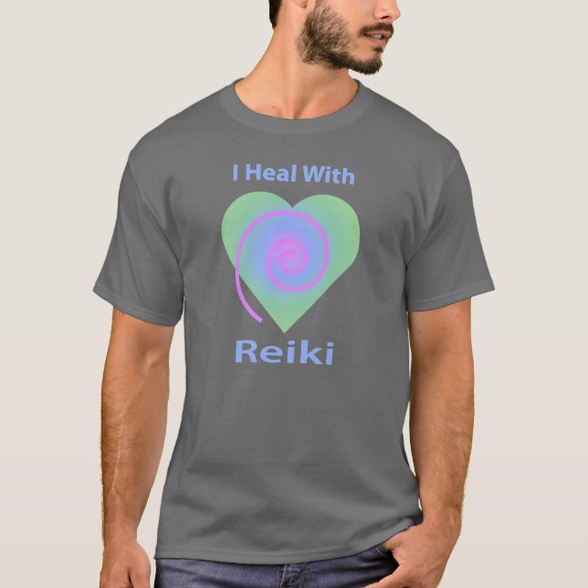 Camiseta Curo Con Reiki (Anverso)