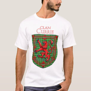 Camiseta Currie Tartan Scottish Plaid Lion Rampant