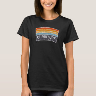 Camiseta Currituck Beach, NC Vacation Sunrise Curve