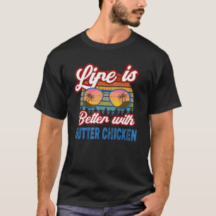 Camiseta Curry de pollo a la mantequilla con pollo a la man