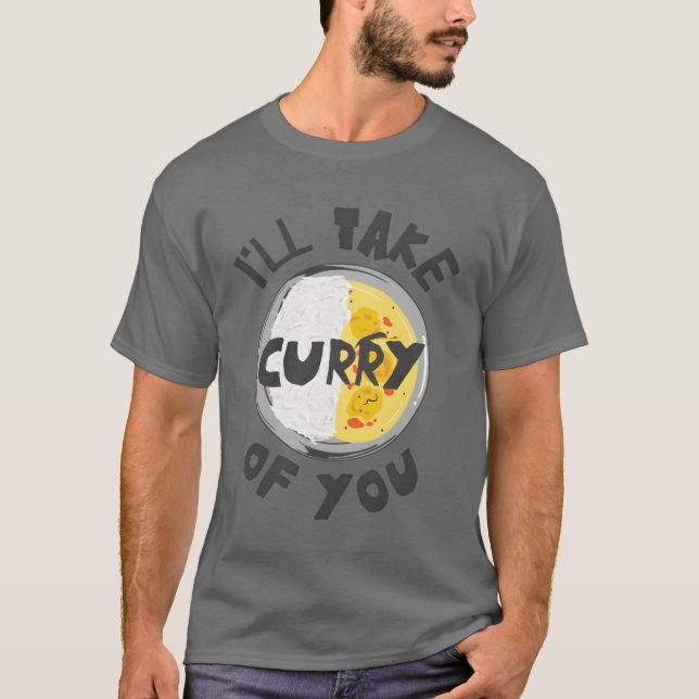 Camiseta Curry South Asian Cuisine Indian Food Foodie vinta (Anverso)