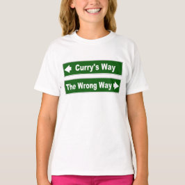 Camiseta Curry's Way Clan Currie Curry Street Rótulo