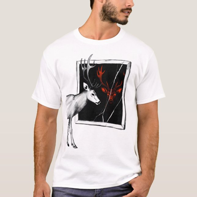 Camiseta Cursed Mirror Deer (Anverso)