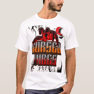 Camiseta Cursed Vibes Tamirt Tee estético gótico Oscuro