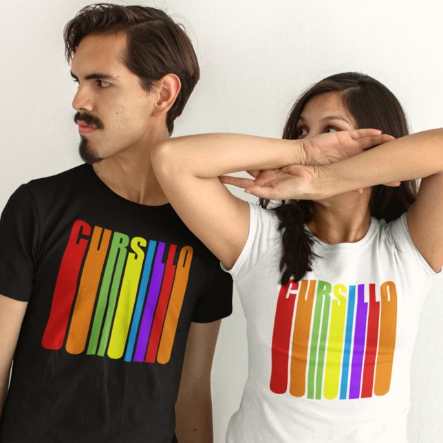 Camiseta Cursillo Colorful Elongated Textos Fe Cristiana (Subido por el creador)