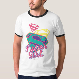 Camiseta Cursive de Supergirl
