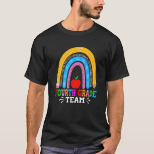 Camiseta Curso Arcoiris Primer Día De Maestra De Equipo De
