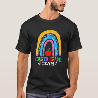 Camiseta Curso Arcoiris Primer Día De Maestra De Equipo De