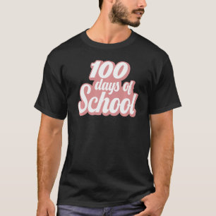Camiseta Curso De 100 Días De Escuela De Profesores Escolar