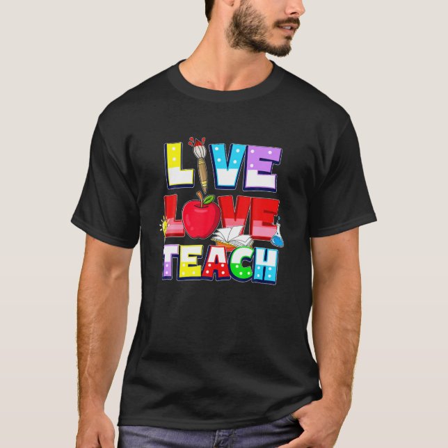 Camiseta Curso de amor en vivo Enseñar a profesores de vida (Anverso)