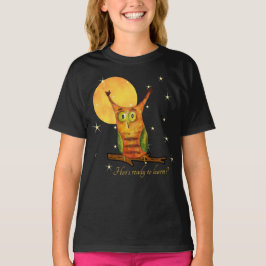 Camiseta Curso de año escolar con el nombre de color de agu