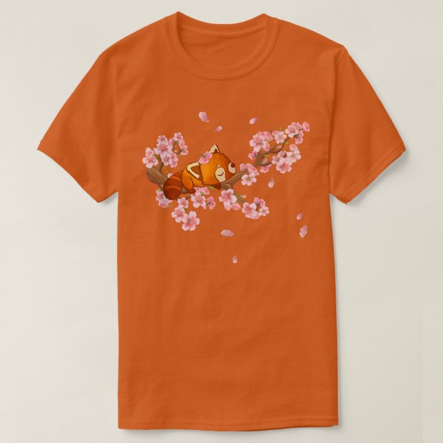 Camiseta Curso de arte japonés en flor de cerezo Kawaii Pan (Diseño del anverso)
