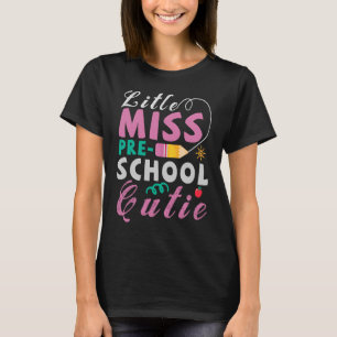 Camiseta Curso De Educación Preescolar De Nuevo A Los Chica