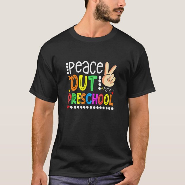 Camiseta Curso De Educación Preescolar El Último Día De Gra (Anverso)