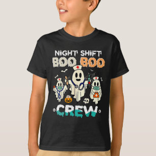 Camiseta Curso de enfermería fantasma de Halloween de turno