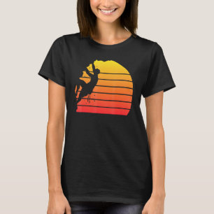 Camiseta Curso de escalada en roca rock vintage retro