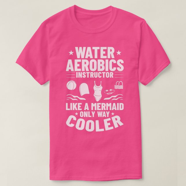 Camiseta Curso de fitness acuático Aqua Aquafit (Diseño del anverso)