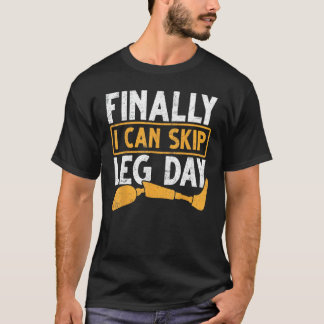 Camiseta Curso De Salud Gimnasio Prostética De La Pierna Fi