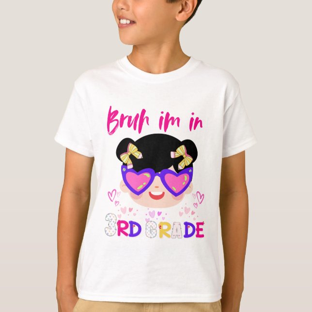 Camiseta Curso de tercer curso de escuela de aula para estu (Anverso)