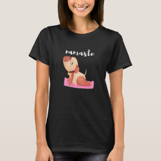 Camiseta Curso de Yoga Meditado Pose Espiritual Dog Meditat