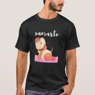 Camiseta Curso de Yoga Meditado Pose Espiritual Dog Meditat