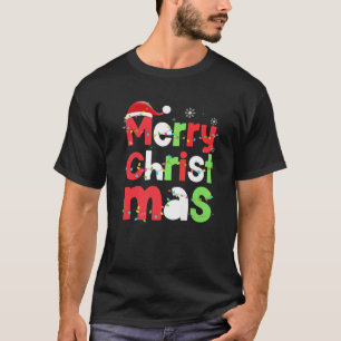 Camiseta Curso Feliz Navidad 2021 Color claro Verde Rojo Xm