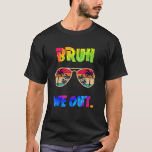 Camiseta Curso Fin del Año Escolar Maestro Summer Bruh Nos 