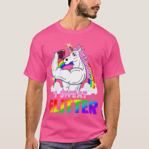 Camiseta Curso mágico Unicornio I Sweat Purpurina Gym ExGra