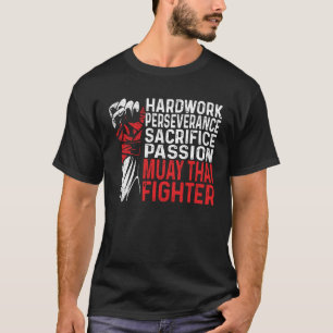 Camiseta Curso práctico de boxeo de Muay Thai Perseveration