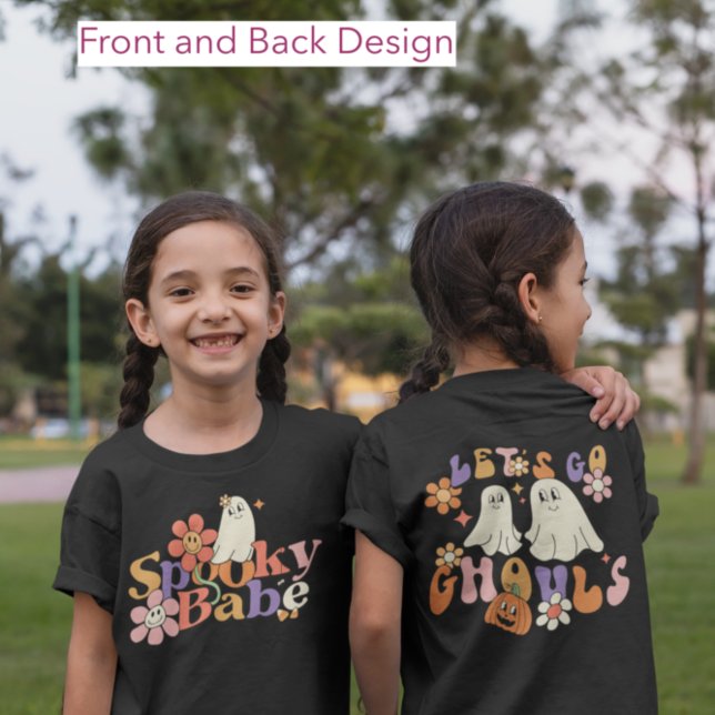 Camiseta Curso retro Imprimir Halloween Estrecho Fantasma (Subido por el creador)