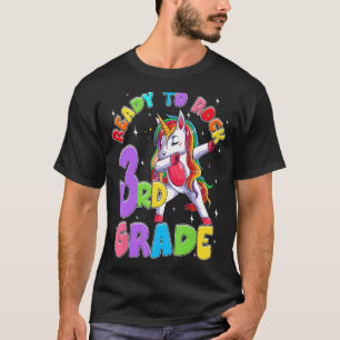 Camiseta Curso Unicornio Dabbing Escuela Primaria Feliz de