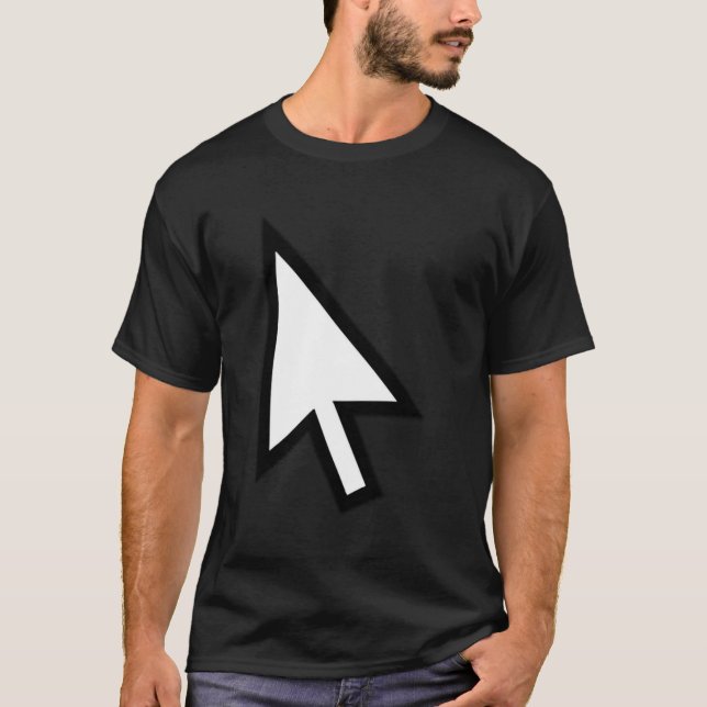 Camiseta Cursor del cursor del ratón (Anverso)