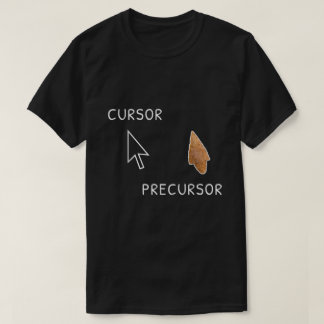 Camiseta Cursor Precursor Arqueología Arrowhead Funny Paleo